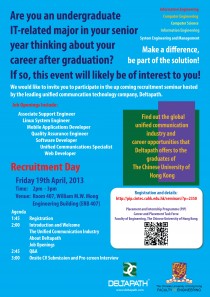 Deltapath Recruitment Day for CU-s Deltapath Recruitment Day for CU-s