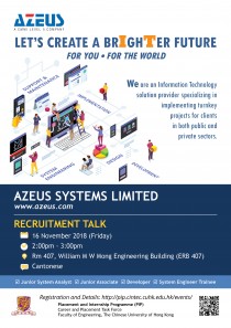 Azeus_Recruitment_Talk_CUHK Azeus_Recruitment_Talk_CUHK
